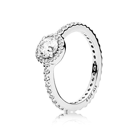 PANDORA Ring Classic Elegance 190946CZ-56 - SIZE 7.5 M/L