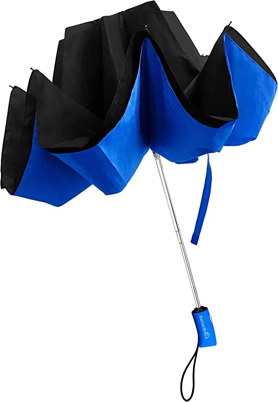 Better BRELLA Travelbrella Collapsible Folding Umbrella