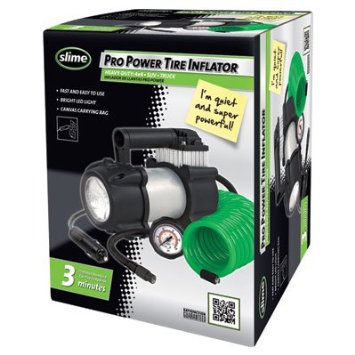 Slime Pro Power Heavy-Duty 12-Volt Tire Inflator