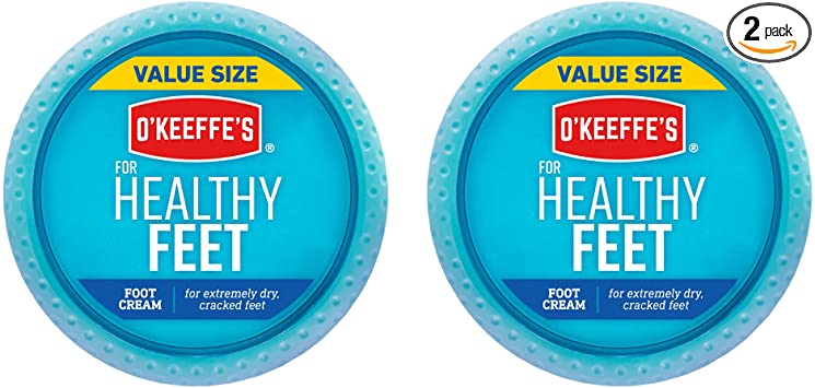 O'Keeffe's 105268 Value Jar Foot Cream, White, 2 Piece