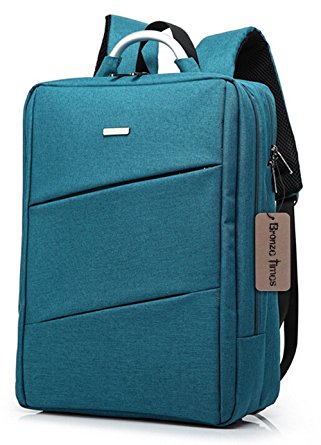 Bronze Times (TM) Premium Shockproof Canvas Laptop Backpack Travel Bag