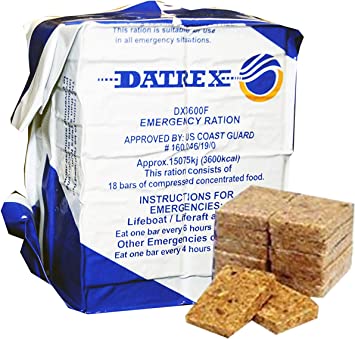 Datrex Emergency Rations 3600 Cal | 18 Bars per Pack | 4 Pack
