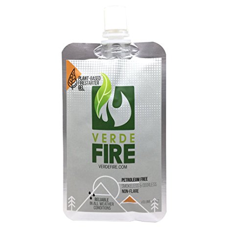 Fire Starter Gel - Instant Lighting Gel for Campfires, Barbecue, Emergency Survival | Non-Toxic, Smokeless & Natural - All Weather Fire Gel