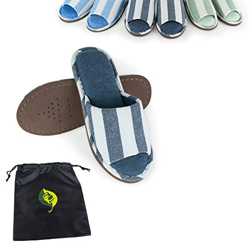 Relaxed Foot Slippers | Indoor & Outdoor Memory Foam | 1 Pair With Storage Bag