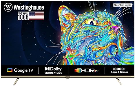 Westinghouse 164 cm (65 inches) Quantum Series Ultra HD LED Google TV WH65GTX50 (Rose Gold)