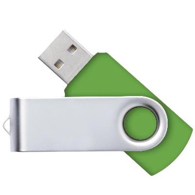 Ricco 16 GB Swivel USB 2.0 High Speed Metal Flash Memory Drive - Green