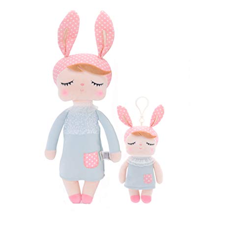 Me Too Plush Baby Doll Girl Gifts - Rabbit Fairy Baby Doll Stuffed Bunny 2pcs