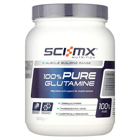 SCI-MX Nutrition 100% Pure Glutamine 500 g - Vital amino acid support for muscle workout
