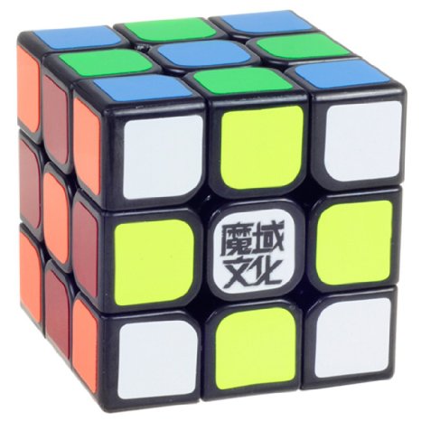 Moyu Aolong V2 Speed Cube 3x3 Enhanced Edition Smooth Magic Cube Black