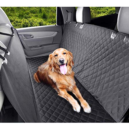 MVPOWER Pet Seat Cover Nonslip Scratch-proof Waterproof& Abrasion Resistance Dog Car Seat Cover & Hammock Fits most Cars Trucks and SUVs & Vehicles