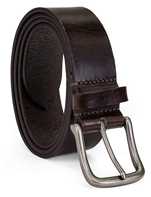 Colonial Belt Company Men's Made in The USA Casual Leather Jean Belt