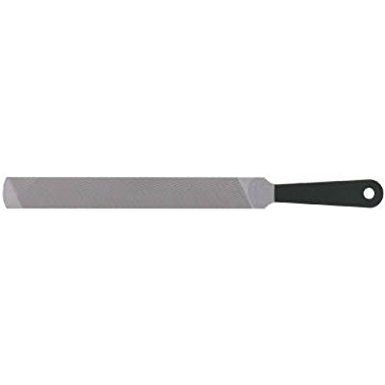 Nicholson Hand File with Handle (Carded), American Pattern, Single/Double Cut, Rectangular,  8" Length
