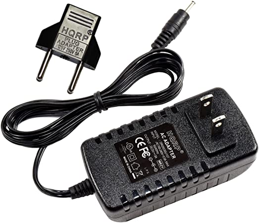 HQRP 5V AC Adapter Compatible with VIZIO SB2920-C6 29-Inch 2.0 Channel Sound Bar Power Supply Cord Adaptor SB2920C6 Simsukian SK01G-0500100U   Euro Plug Adapter