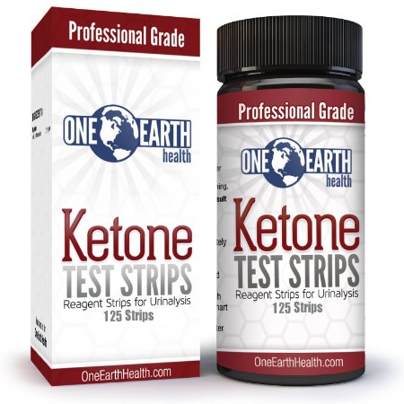 Advanced Ketone Test Strips 125 count - Professional Grade for Ketosis, Atkins, Ketogenic, and Paleo Diet (125)