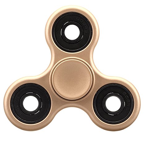 Mermaker Best FIDGET Spinner Toy for relieving ADHD, Anxiety, Boredom EDC Tri-Spinner Fidget Toy Smooth Surface Finish Ultra Durable Non-3D printed