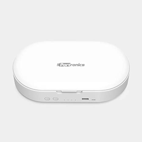 Portronics PuriFi Multifunctional UV Steriliser Box, UV-C Disinfectant, Aroma Diffuser, Kills 99.9% Germs, Viruses & Bacteria on Smartphones, Wallet, Jewellery, Watches, Eye Glasses, N95 Masks (White)