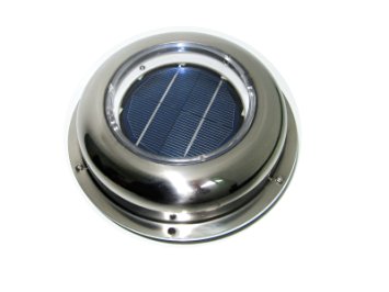 ECO-WORTHY Solar Powered Attic Fan Solar Venting Stainless Steel Solar roof fan Vent