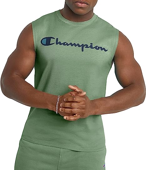 Champion T, Cotton Tee, Muscle Shirts for Men (Reg. Or Big & Tall)