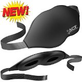 ACF Sleep Mask and Ear Plug Set - Premium Quality Eye Mask w Memory Foam