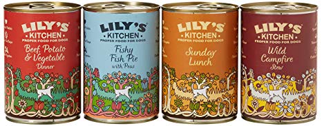 Lily's Kitchen Adult Grain Free Wet Dog Food Multipack (12 x 400 g)