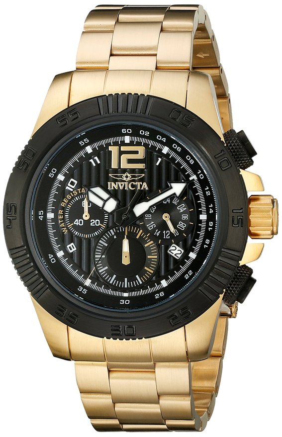 Invicta Men's 15896 "Speedway" 18k Gold-Plated Watch
