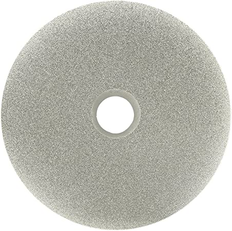 uxcell 100mm 4-inch Grit 320 Diamond Coated Flat Lap Disk Wheel Grinding Sanding Disc