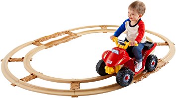Fisher-Price Power Wheels Kawasaki Lil' Quad with Track [Amazon Exclusive]