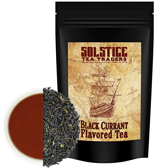 Blackcurrant Flavored Loose Leaf Black Tea (8-Ounce Bulk Bag), Makes 100  Cups of Black Currant Tea