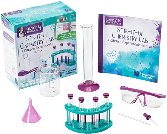 Educational Insights 5356 Nancy B's Science Club Stir-It-Up Chemistry Lab and Kitchen Experiments Journal Toy