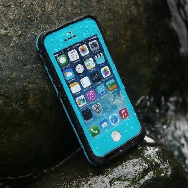 iPhone 5s Waterproof CaseLevin WaterproofSnowProofDirtProof Durable iPhone 5s and 5 Case Underwater Full Sealed Protection Case Cover Blue Waterproof Protection up to 66 ft