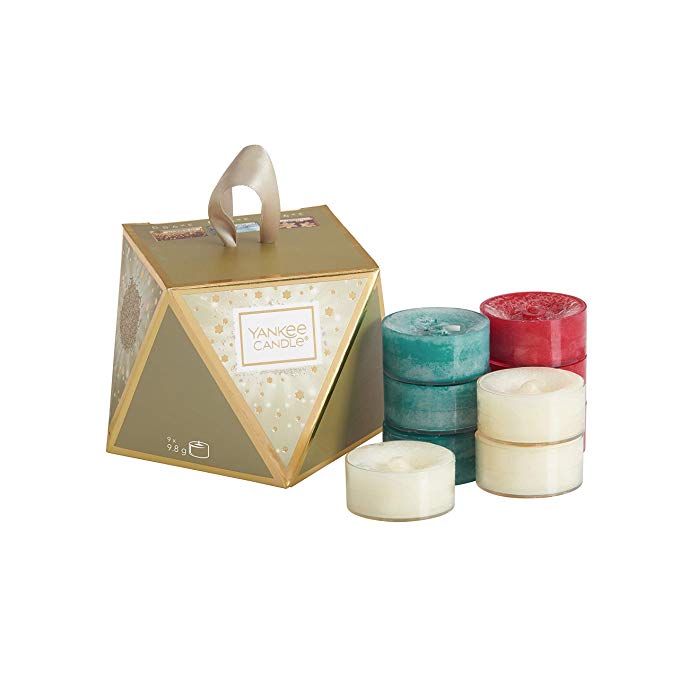 Yankee Candle Stocking Filler with 9 Scented Tea Light, Medium