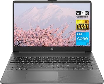 HP Newest 15.6" FHD Laptop Computer, 6-Core Intel Core i3-1215U, 32GB RAM, 1TB NVMe SSD, Numeric Keyboard, Media Card Reader, HDMI, USB-C, Webcam, WiFi 6, Fast Charge, Win 11, W/CUE Accessories