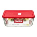 Pyrex Baking Dish With Lid 11 CUP (Pack of 2)