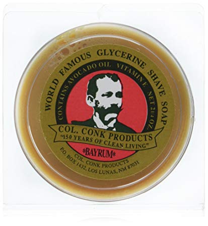 Colonel Conk Bay Rum Shaving Soap 2.25 Ounce (Pack of 3)