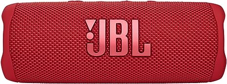 JBL Flip 6 - Portable Bluetooth Speaker with 12 Hours of Playtime, Powerful Sound, IP67 Waterproof and Dustproof, JBL PartyBoost for Multiple Speaker Pairing - Red