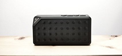 Nationite BQ1 Ultra Portable Bluetooth Speaker With Sound Performance Speaker W Built In Microphone - Clear Vocals and Smooth Bass - With Removable Battery - Works With iPhone iPad iPod MP3 playerTabletLaptop Computers And Any Bluetooth Enabled Device Supports 35mm Audio Cable Input and USB Connection  MicroSD - Black