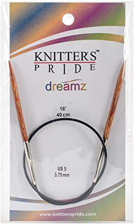 Knitter's Pride 5/3.75mm Dreamz Fixed Circular Needles, 16"