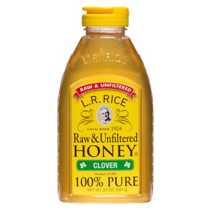 L.R. Rice's 100% Pure Unfiltered Clover Honey, 24 Ounce