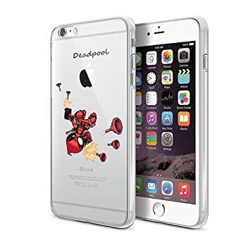 iPhone 6 / iPhone 6S Case, Litech [Flexible Ultra Slim] Scratch-Resistant, Superhero Series (Dead Pool)