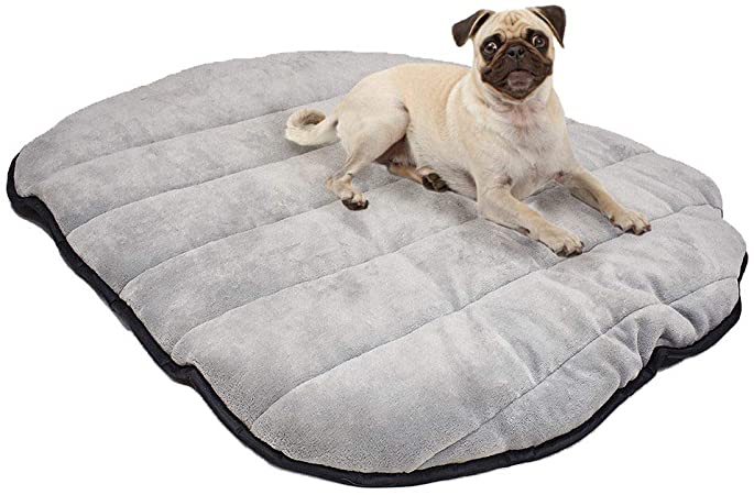 Max and Neo Travel Dog Bed 39" x 30" Fluffy Lightweight Portable Pet Mat with Carry Bag - We Donate One for One for Every Product Sold