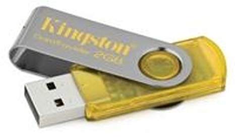 Kingston DataTraveler 101-2 GB USB 2.0 Flash Drive DT101Y/2GB (Yellow)