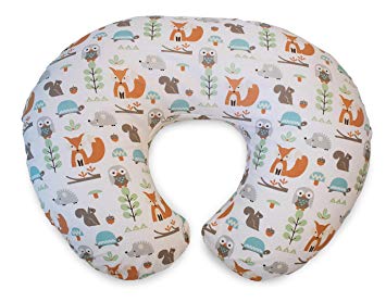 Chicco Boppy Pillow with cotton slipcover Modern Woodland