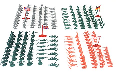 Fun Little Toys Army Military Soldiers WW2 Combat Plastic Special Forces 200 Pc