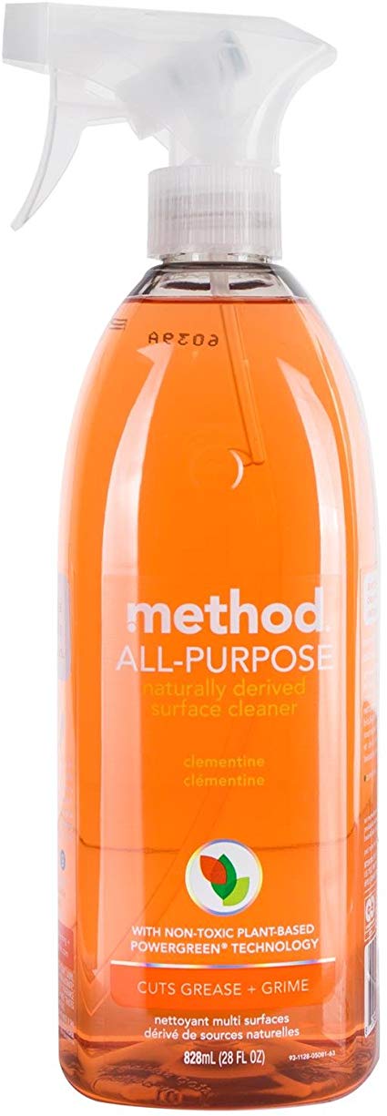 Method All Purpose Natural Surface Cleaning Spray - 28 Fl Oz (Pack of 1) - Clementine