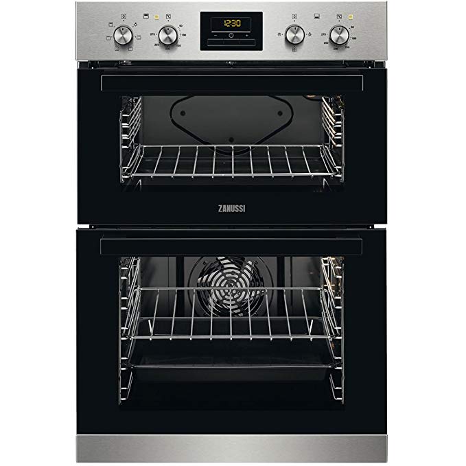 Zanussi ZOD35621XK A/Rated Built-In Electric Double Oven - Stainless Steel