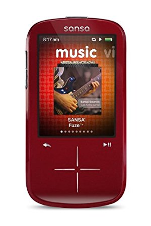 SanDisk Sansa Fuze  4 GB MP3 Player (Red) (Discontinued by Manufacturer)