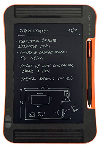 Boogie Board ST1020001 Sync 9.7-Inch LCD eWriter, Black/orange