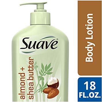 Suave Body Lotion, Almond and Shea Butter, 18 oz, Pack of 6