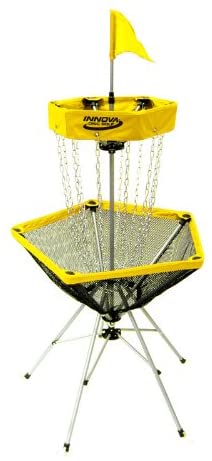 Innova DISCatcher Traveler Target – Portable, Lightweight Disc Golf Basket, Colors May Vary