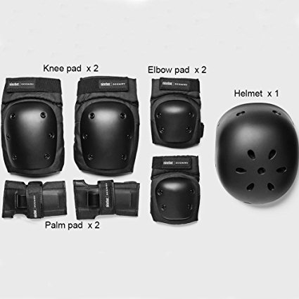 Segway / Ninebot Original Xiaomi Mini Pro No.9 Protective Gear Kit(Helmet, Palm pads, Elbow pads, Knee pads) for Self-balancing Scooter, Wheelbarrow, Shilly car, Stand up Scooter Transporter